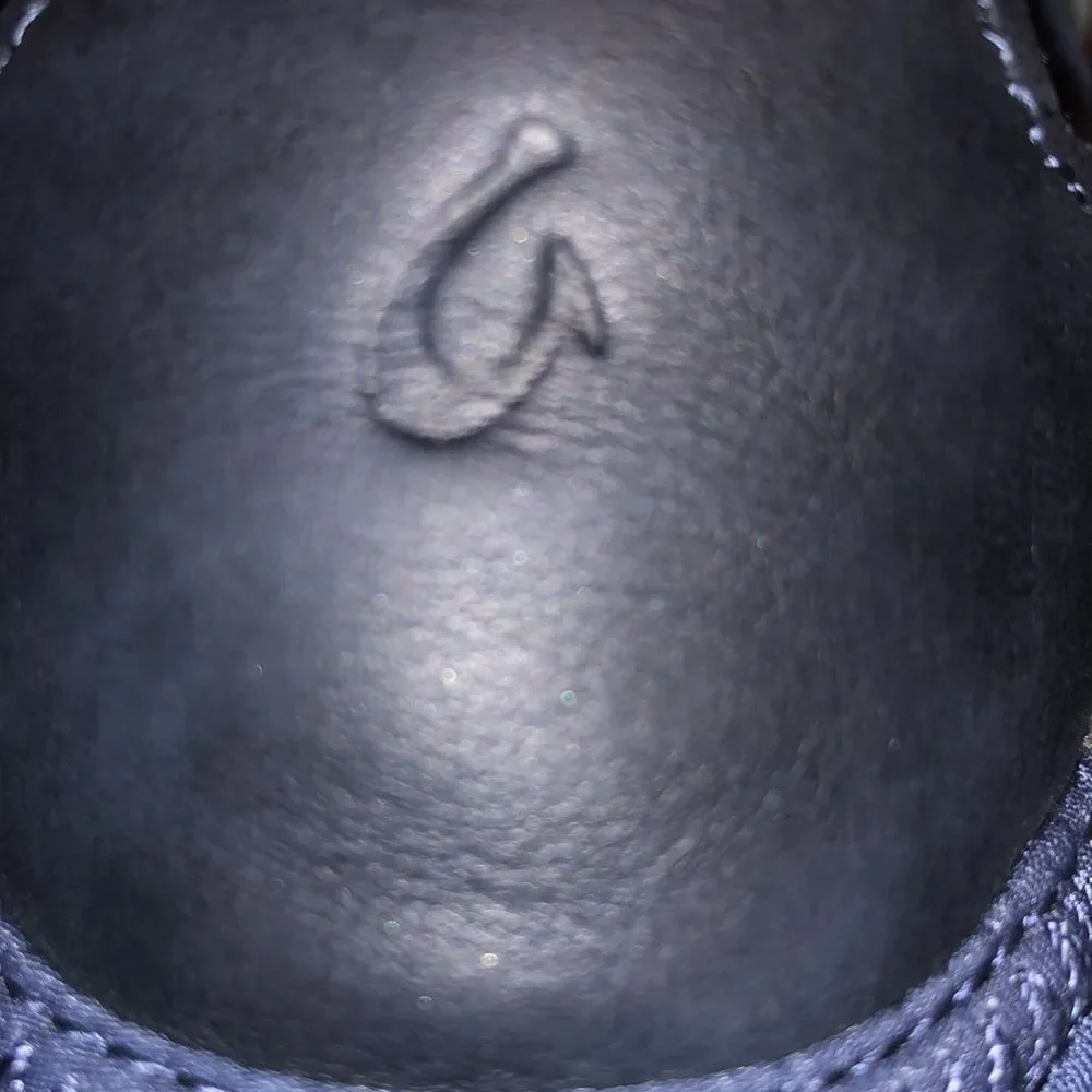 OluKai Blue and Black Athletic Shoes